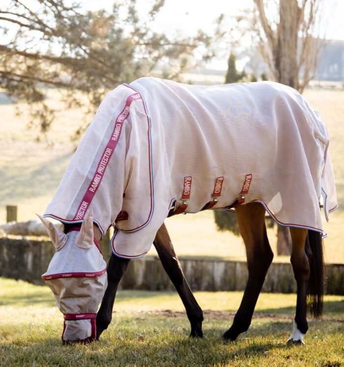Horseware - Couverture Anti-mouches Rambo Protector avec disc – Image 7