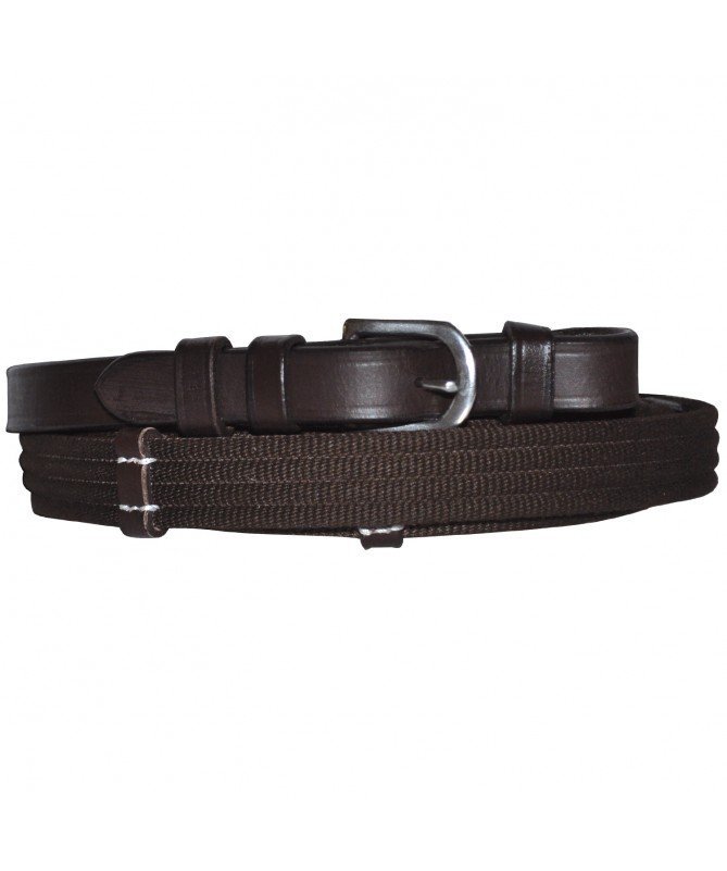 Canter - Rênes tissu avec arrêtoirs 19mm