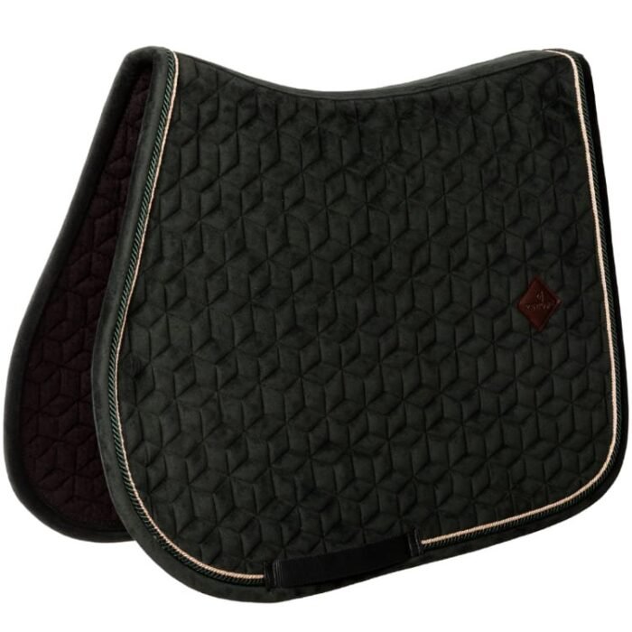 Kentucky - Tapis de selle Velvet jumping Vert Sapin