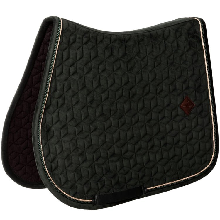 Kentucky - Tapis de selle Velvet jumping Vert Sapin