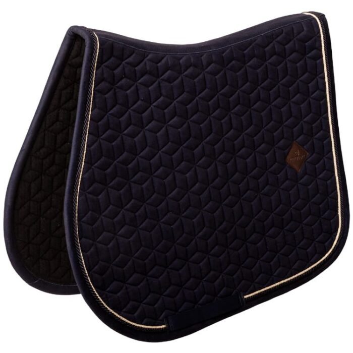 Kentucky - Tapis de selle Velvet jumping Bleu Marine