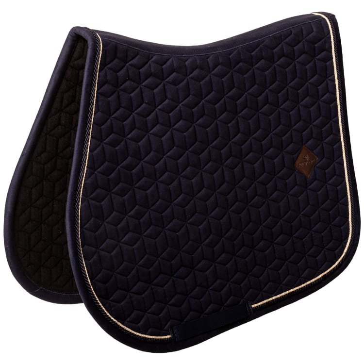 Kentucky - Tapis de selle Velvet jumping Bleu Marine