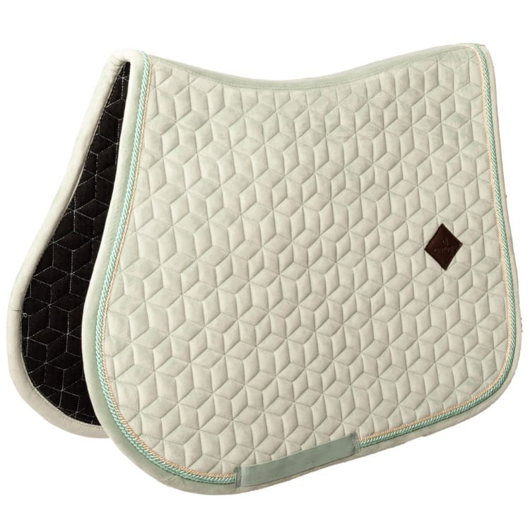 Kentucky - Tapis de selle Velvet jumping Menthe
