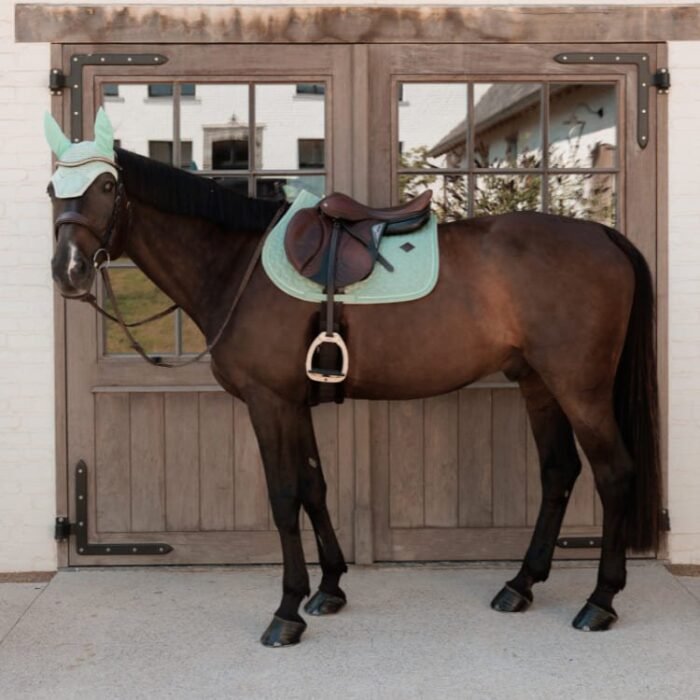 Kentucky - Tapis de selle Velvet jumping Menthe – Image 3