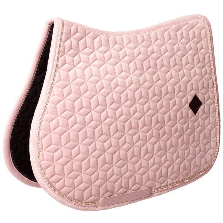 Kentucky - Tapis de selle Velvet jumping Rose Pâle