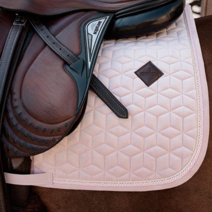 Kentucky - Tapis de selle Velvet jumping Rose Pâle – Image 2