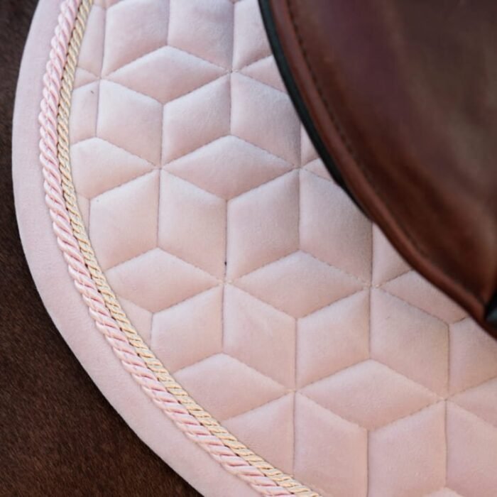 Kentucky - Tapis de selle Velvet jumping Rose Pâle – Image 6