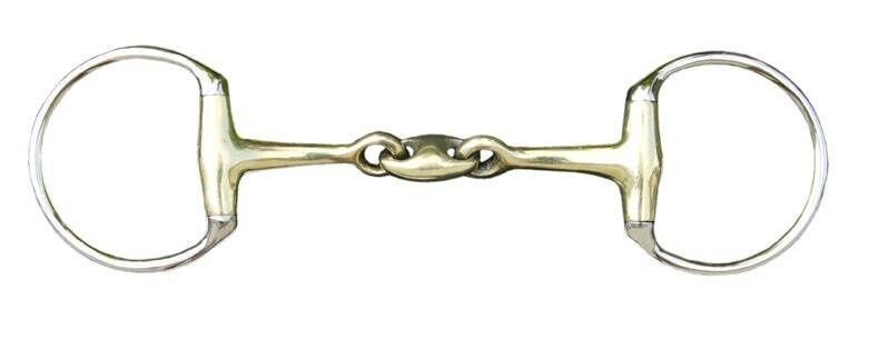 HKM - Mors à Olive double brisure 18 mm en maillechort