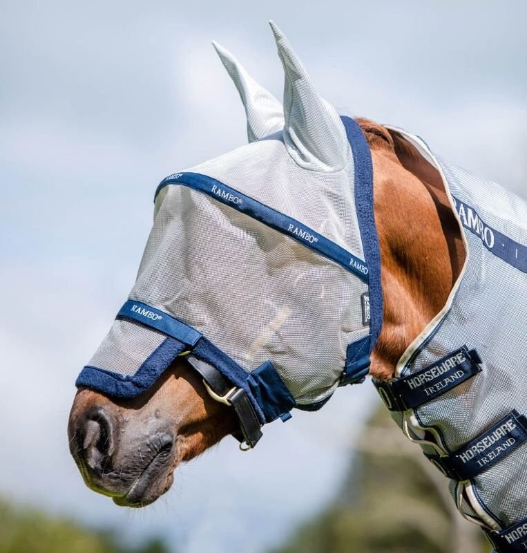 Horseware - Bonnet anti-mouches Flymask plus Rambo
