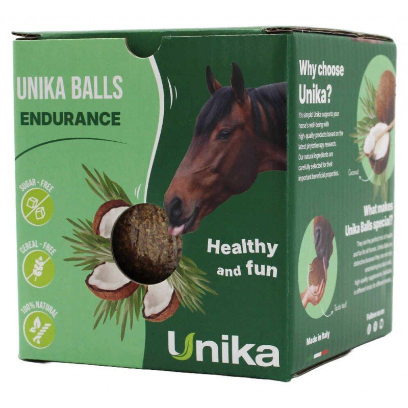 Unika - Boule à suspendre - Endurance - Aliment complémentaire