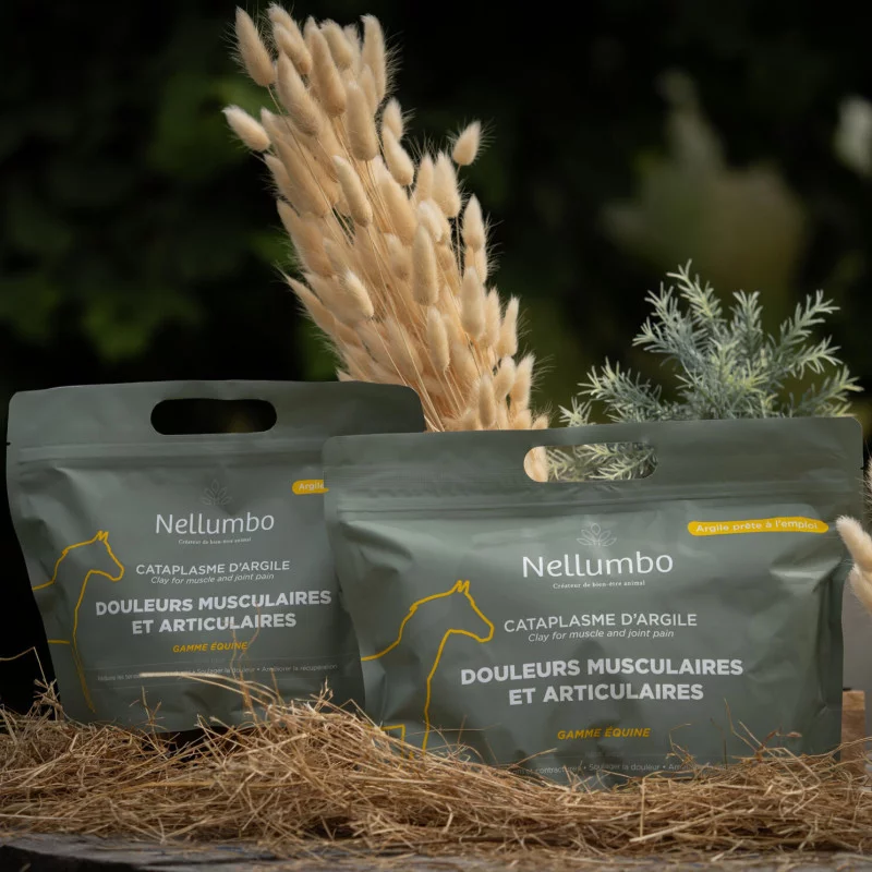 Nellumbo - Cataplasme d'Argile Douleurs Musculaires & Articulaires