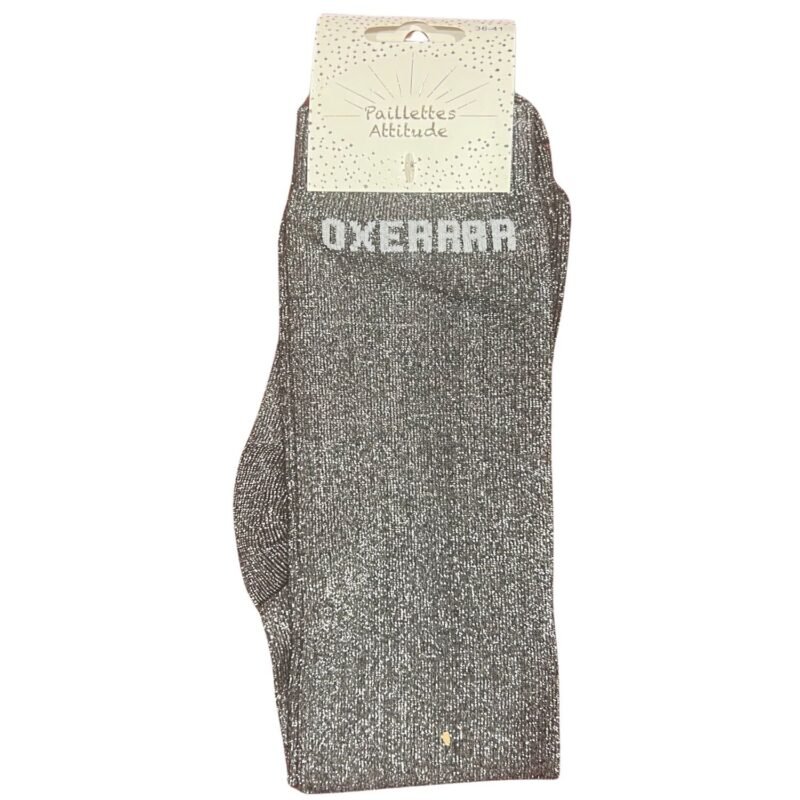 Paillettes Attitude - Chaussettes d'équitation "Oxerrrr"