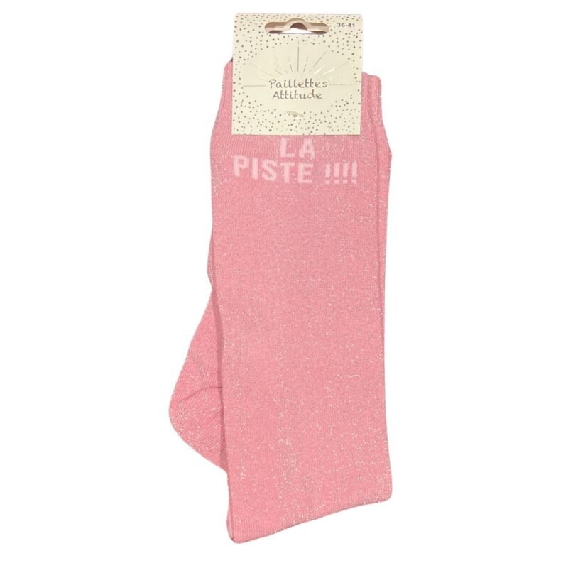Paillettes Attitude - Chaussettes d'équitation "La Piste!!!!"