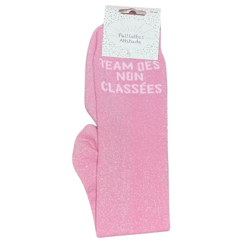 Paillettes Attitude - Chaussettes d'équitation "Team des non classées"