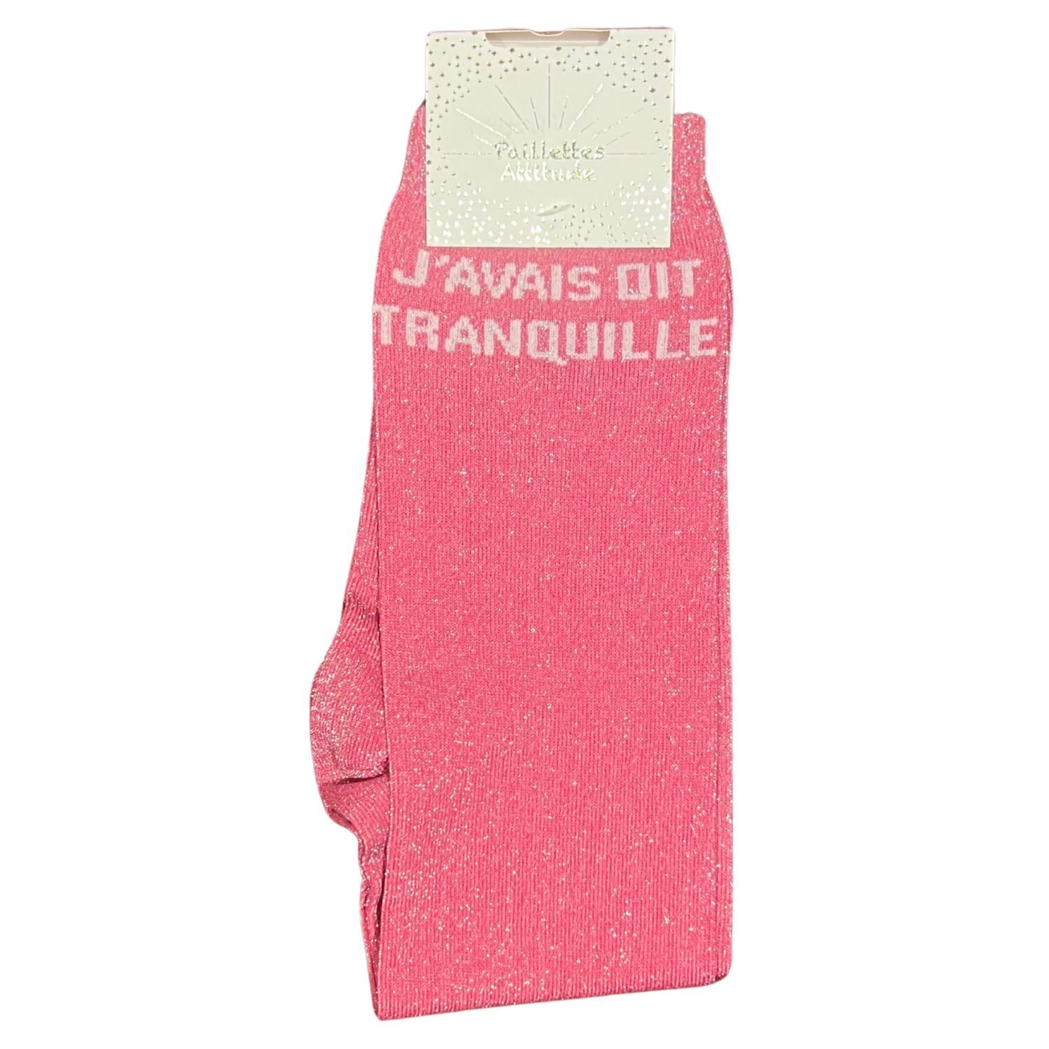 Paillettes Attitude - Chaussettes d'équitation "J'avais dit tranquille" – Image 2