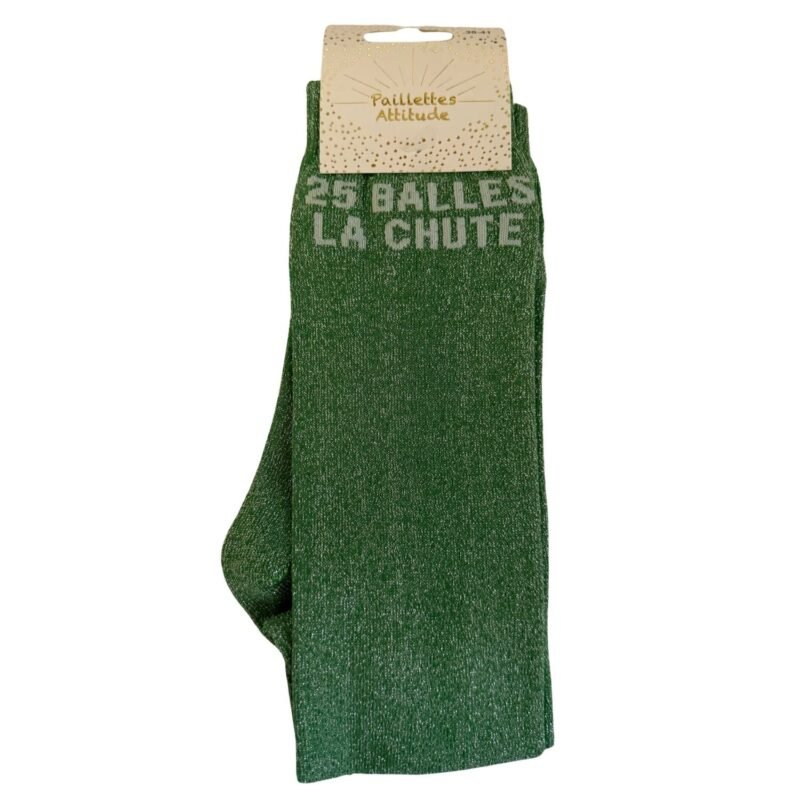 Paillettes Attitude - Chaussettes d'équitation "25 balles la chute"