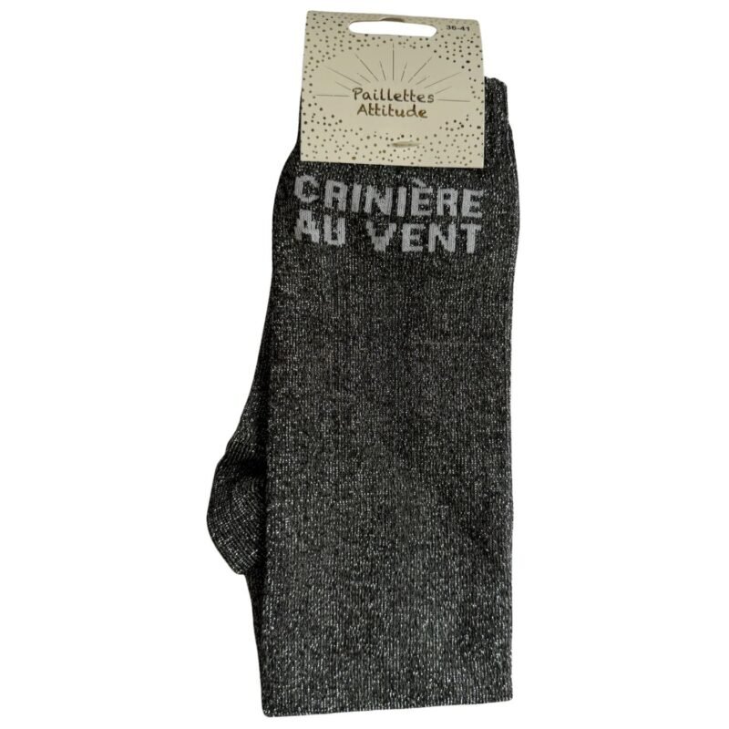 Paillettes Attitude - Chaussettes d'équitation "Crinière au vent"
