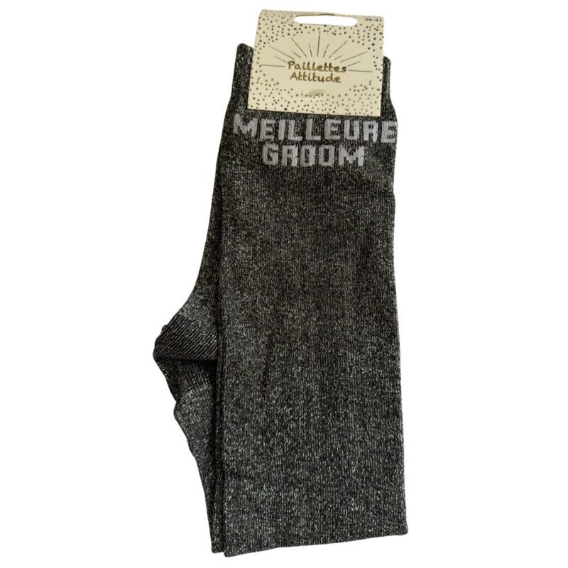 Paillettes Attitude - Chaussettes d'équitation "Meilleure Groom"
