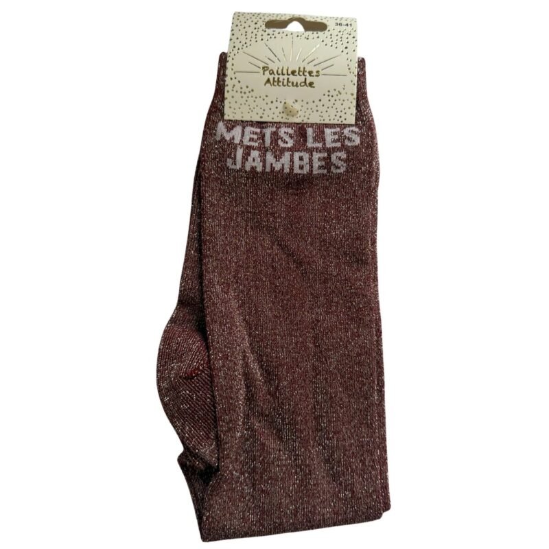 Paillettes Attitude - Chaussettes d'équitation "Mets les jambes"
