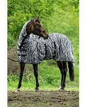 HKM - Couverture et couvre-cou anti-mouches -Zebra-